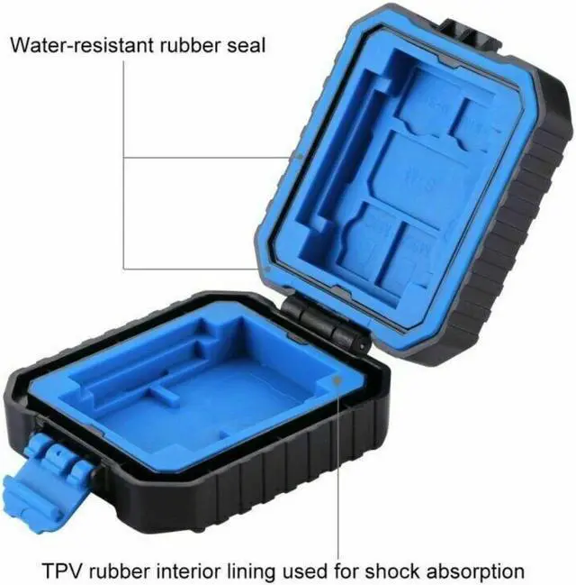 Alt view image 3 of 4 - PULUZ 11 In 1 Waterproof Memory Card Case Lightweight Case for SIM XQD CF TF SD