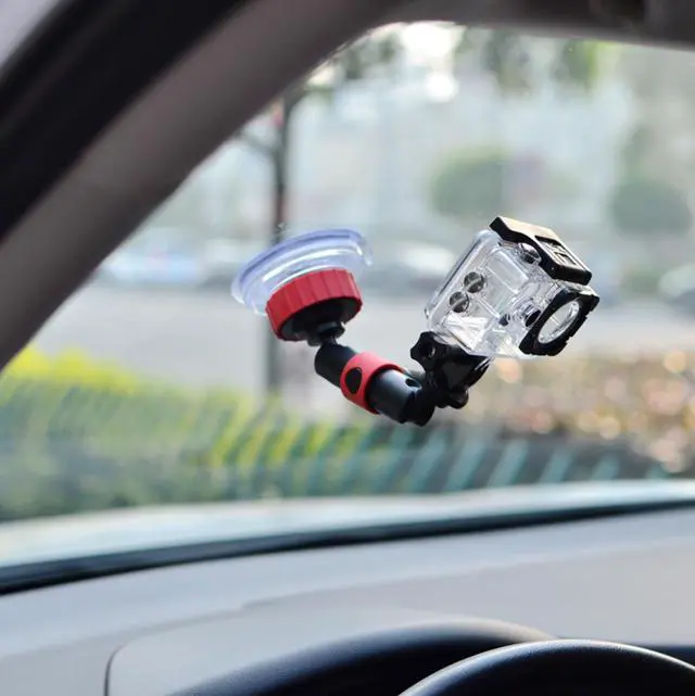 Alt view image 4 of 4 - Action Camera Suction Cup for Gopro Sucker Car Holder Mount Car Accessories Lock Arms Adapter for Osmo SOOCOO SJCAM EKEN