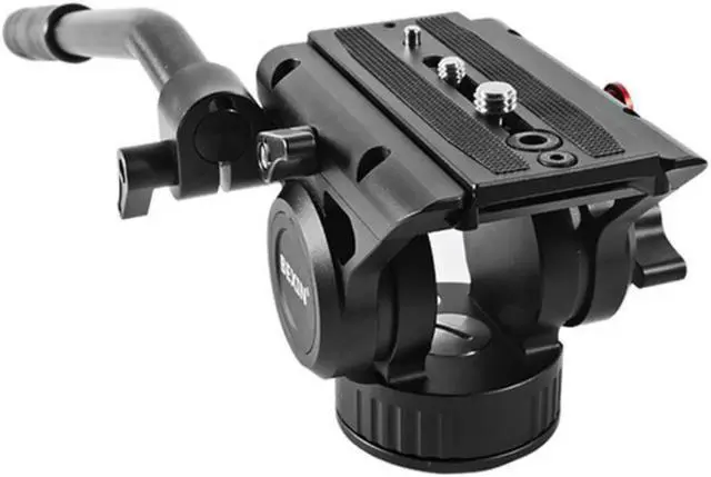 Main image of VH-105 Metal Hydraulic Tripod Head Camera Ball Head Base Plate with 1/4 and 3/8 Screws 360-Degree Panoramic Photography Tripod