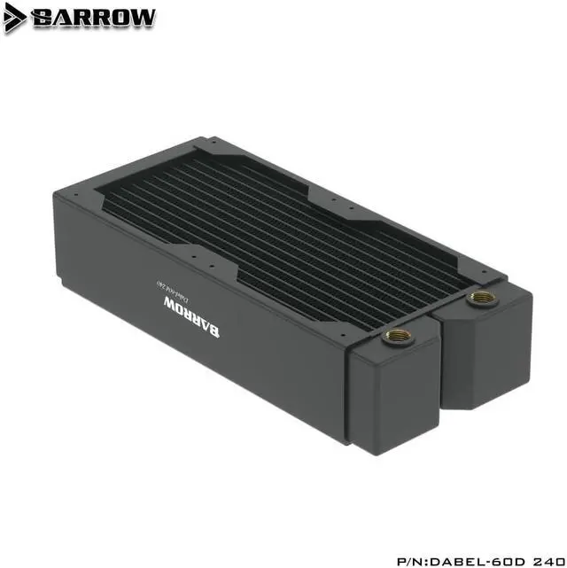 Alt view image 3 of 3 - Barrow Thick 60mmDabel-60d 360MM series Radiator High-density single-wave copper water cooling row 360MM