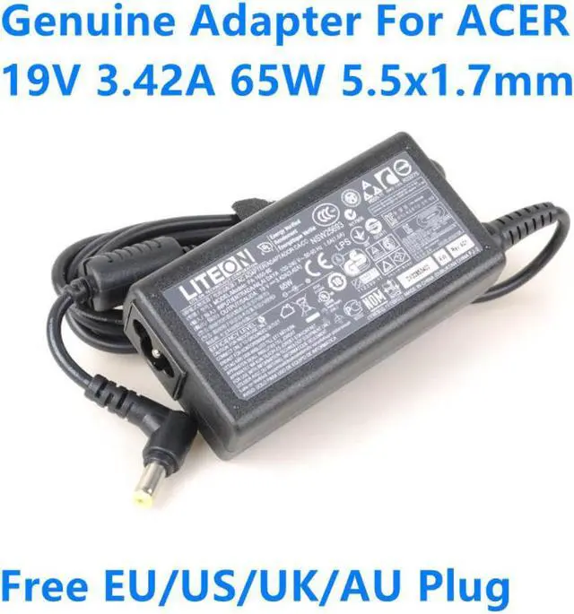 Main image of 19V 3.42A 65W LITEON PA-1700-02 PA-1650-86 PA-1650-22 AC Adapter For ACER ASPIRE 5310 5330 TM4750 TM5742 Laptop Charger