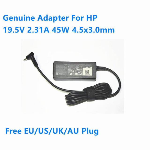 thumbnail image 2 of Genuine HP 45W Smart AC Adapter 19.5V 2.31A For Pavilion X360 11-n001xx 741727 2 of 5