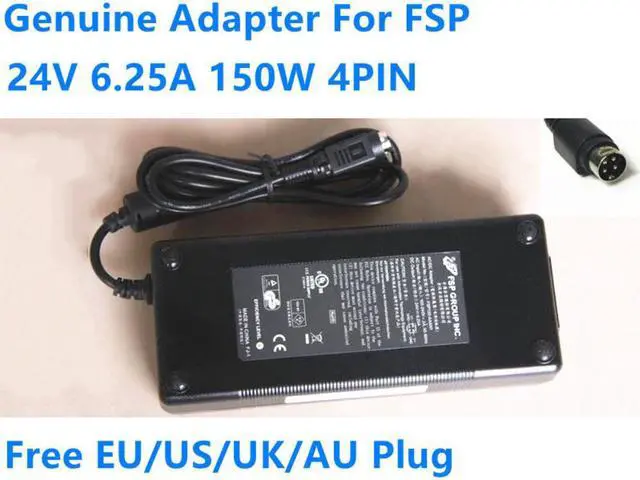 Main image of 24V 6.25A 150W 4PIN FSP FSP150-AAAN1 FSP150-ABA AC Adapter For PROTECH POS PS5001 STEALTH TOUCH M54 TARGA LT3010 Charger