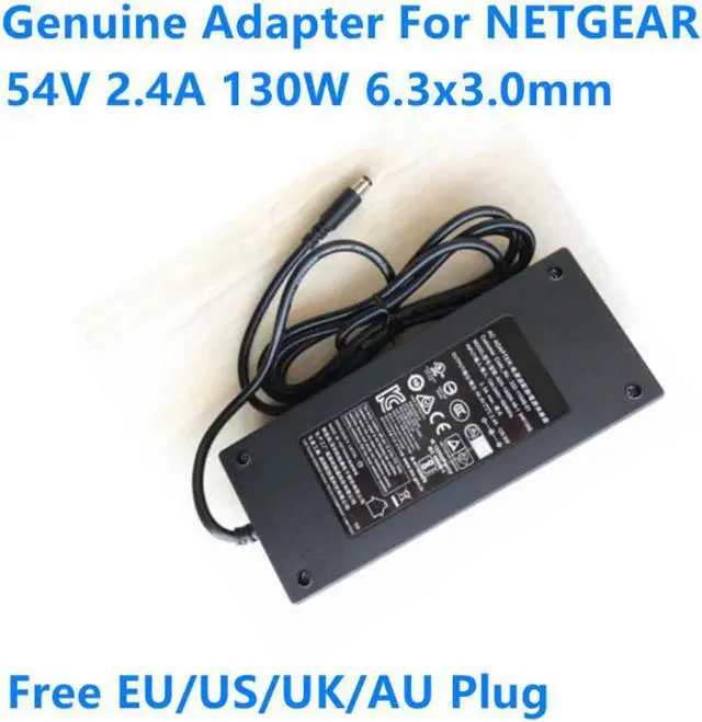 Main image of 54V 2.4A 130W 129.6W ADS-150DK-48-1 540130E 332-11546-01 Power Supply AC Adapter For NETGEAR Switch POE Charger