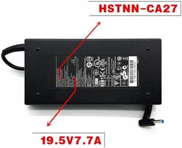 Alt view image 2 of 2 - 19.5V 7.7A 150W 4.5x3.0mm HSTNN-CA27 A150A05AL AC Adapter For HP ZBOOK 15 G3 G4 15-BC220NR Laptop Power Supply Charger
