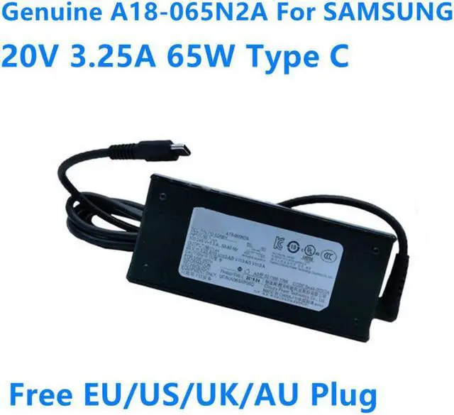 Main image of A18-065N2A 20V 3.25A 65W Type C AC Adapter For Samsung PD-65ABH 15V 3A 9V 3A 5V 3A Smart Laptop Power Supply Charger