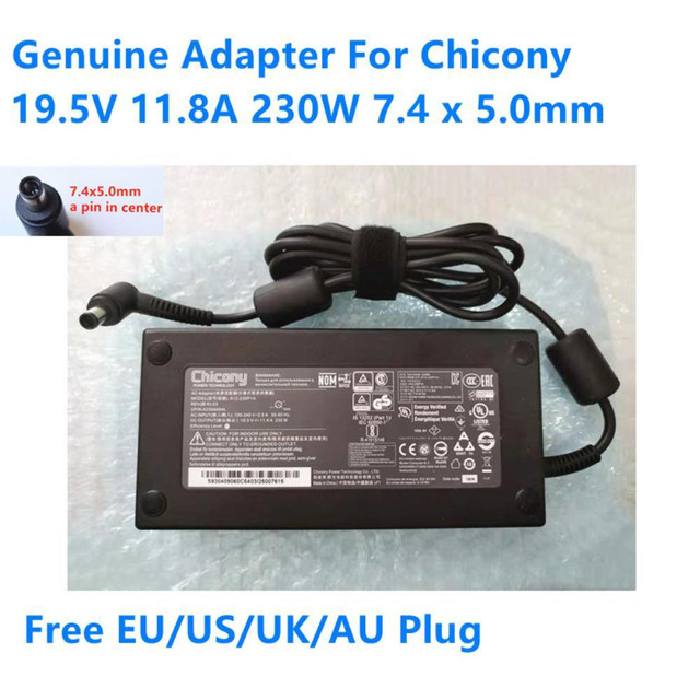 Ehome 230W AC Adapter / Laptop Charger For MSI, Clevo, Gigabyte - Replaces A17-230P1A (19.5V 11.8A)