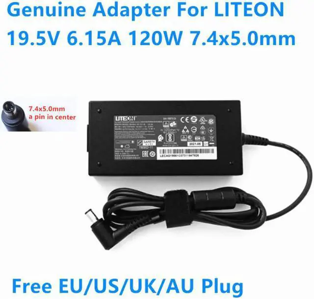 Main image of 19.5V 6.15A 120W 7.4x5.0mm LITEON PA-1121-26 AC Power Adapter For Laptop Charger Power Supply