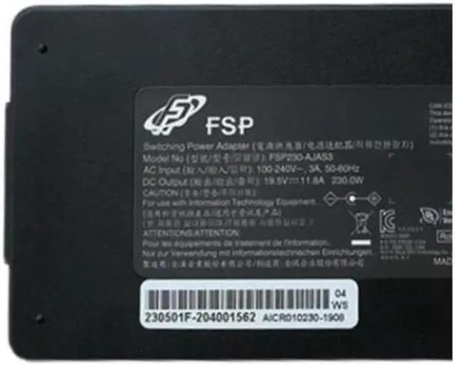 Alt view image 2 of 2 - 230W 19.5V 11.8A 5.5x2.5mm FSP FSP230-AJAS3 Power Supply AC Adapter Charger