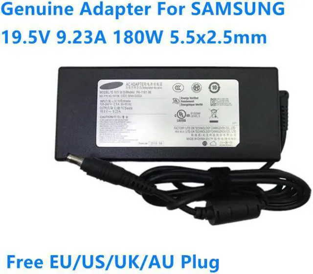 Main image of 19.5V 9.23A 180W 5.5x2.5mm PA-1181-96 AD-18019B AC Power Supply Adapter For SAMSUNG BA44-00352A Laptop Charger