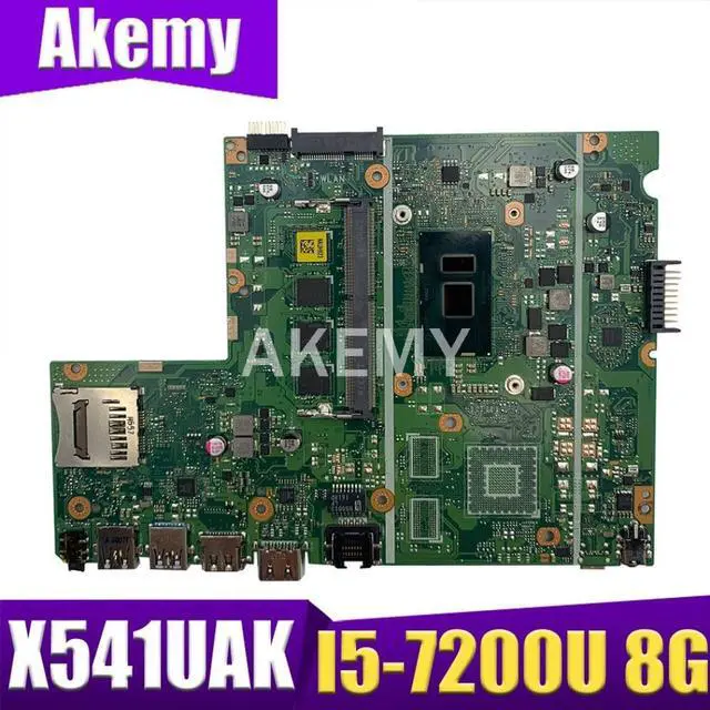 Alt view image 3 of 4 - JIANSU  For Asus X541UA X541UAK X541UVK X541UJ X541UV X541U F541U R541U Motherboard laptop Motherboard W/ 8GB RAM SR2ZU I5-7200U