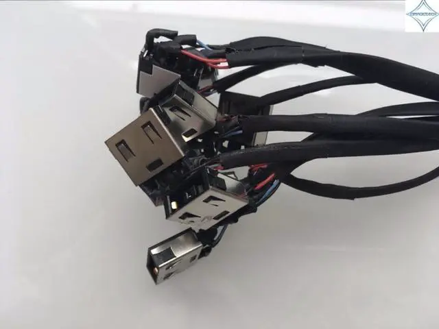 Alt view image 3 of 3 - for Lenovo YOGA Y40 G50 Y50 Y50-70 G50-40 TOUCH 15.6P  DC30100RB00 10X laptop DC power jack with cable