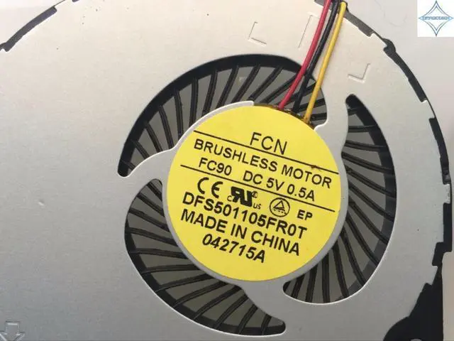 Alt view image 2 of 2 - for Toshiba Satellite L50 L50-A L50A P55T S50D S50D-A S50T Forcecon DFS501105FR0T FC90 6033B0033101 laptop cpu fan