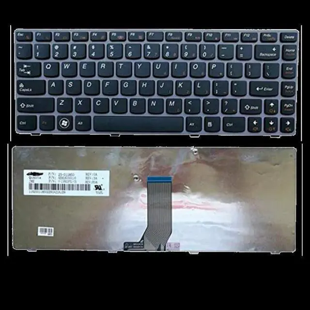 Alt view image 4 of 4 - Factory US for Thinkpad Keyboard for Laptop for Lenovo Z470 Z470AT Z470AX Z470K Z475 Z370 Z470AM Z470G Z375