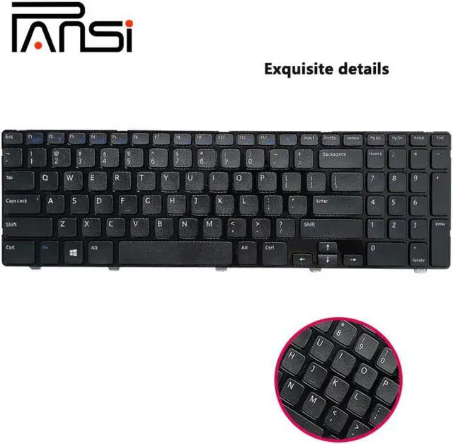 Alt view image 2 of 4 - for Dell Notebook Keyboard Inspiron 15R 3521 3537 5421 5521 5537 5535 15-3521 15V-1316 Replacement Dns Cheap Packard Bell US