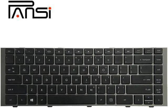 Alt view image 2 of 4 - Laptop Replacement Keyboard Fit HP ProBook 4440S 4441S 4445S 4446S 839398-001 701282-001 US Layout with Frame