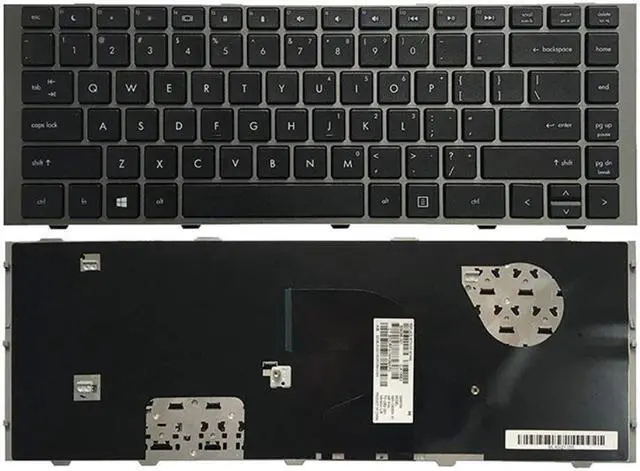 Alt view image 4 of 4 - Laptop Replacement Keyboard Fit HP ProBook 4440S 4441S 4445S 4446S 839398-001 701282-001 US Layout with Frame