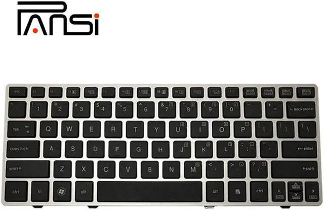 Alt view image 2 of 4 - PANSI Laptop Replacement US Layout Keyboard for HP EliteBook 2560 2560p 2570 2570P English Black
