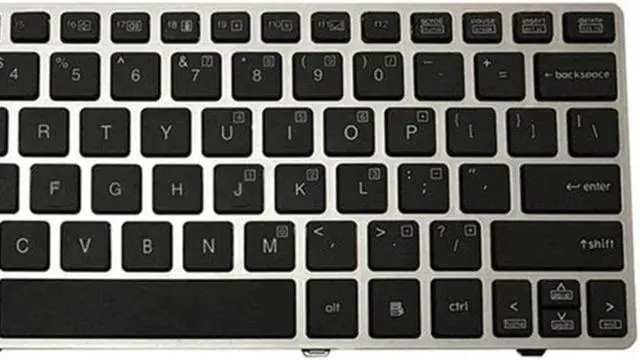 Alt view image 3 of 4 - PANSI Laptop Replacement US Layout Keyboard for HP EliteBook 2560 2560p 2570 2570P English Black