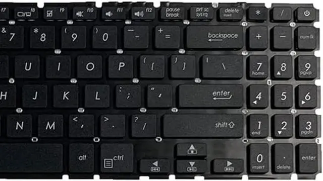 Alt view image 3 of 4 - Laptop Replacement US Layout Keyboard for ASUS X560 X560U X560UD NX560U NX560UD YX560U YX560UD F560UD K560UD A560UD R562UD Black