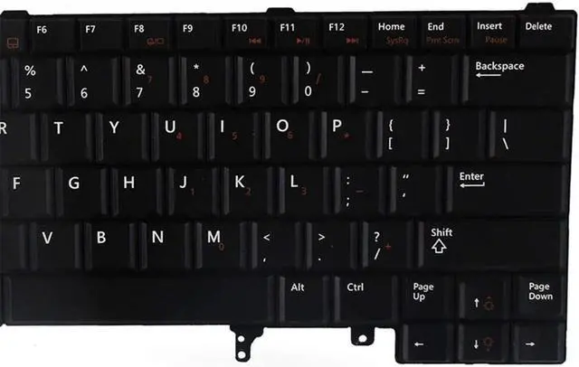 Alt view image 4 of 4 - US Layout Replacement Keyboard Without Backlit Compatible with Dell Latitude E5420 E5430 E6220 E6320 E6330 E6420 E6430 E6440