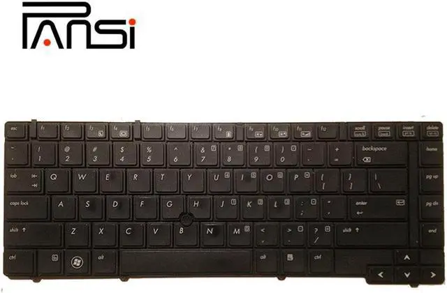 Alt view image 2 of 4 - Replacement Keyboard with Pointstick for HP EliteBook 8440p 8440w Series Competible 594052-001 598042-001 V103102CS11 US Black