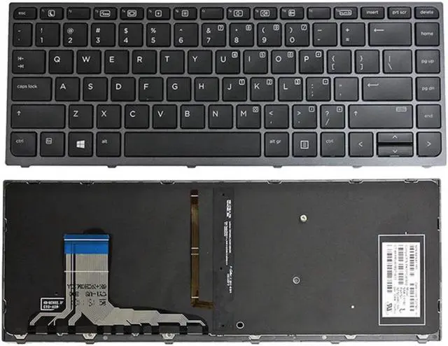 Main image of PANSI Replacement US Keyboard for HP Compatible FOR HP ZBook Studio G3 Mobile 841681-001 with Backlit Pointer