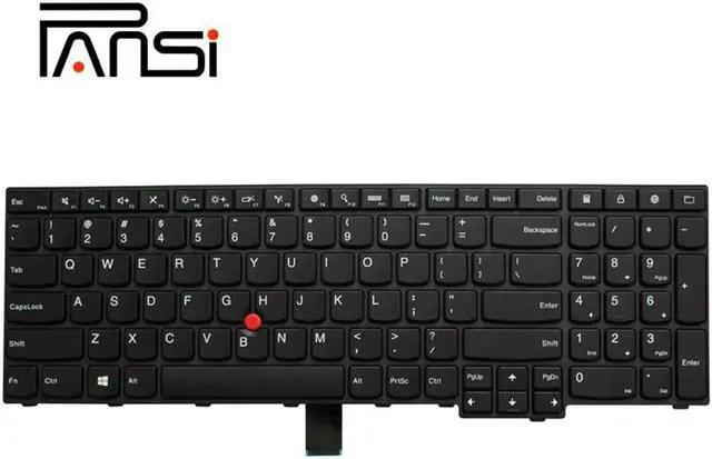Alt view image 2 of 4 - PANSI Replacement Keyboard for Lenovo Thinkpad E550 E550C E555 E560 E565 Laptop No Backlight