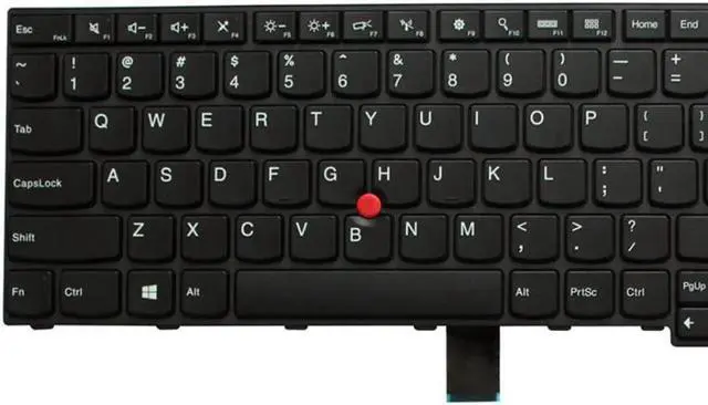 Alt view image 4 of 4 - PANSI Replacement Keyboard for Lenovo Thinkpad E550 E550C E555 E560 E565 Laptop No Backlight