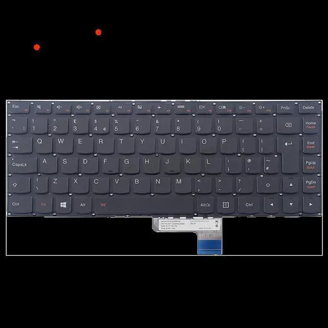 Alt view image 2 of 4 - Factory US for Thinkpad Backlit Keyboard for Laptop Clevo Dns Intelbras for Lenovo 700-14ISK E31-70 Yoga 2 13 U31-70 20344
