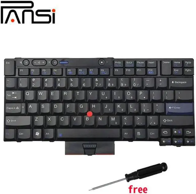 Alt view image 2 of 4 - US for Lenovo Thinkpad Keyboard Clevo Dns T400S T410S T410i T420S X220 X220T T510 W510 W500 T520 W520 45N2071 45N2141 45N2211