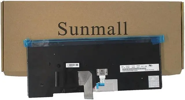 Alt view image 3 of 4 - Keyboard Replacement with Frame for Lenovo ThinkPad E431 L440 L450 L460 L470 T440S T431S T440P T450S T460 E440 Laptop US Black