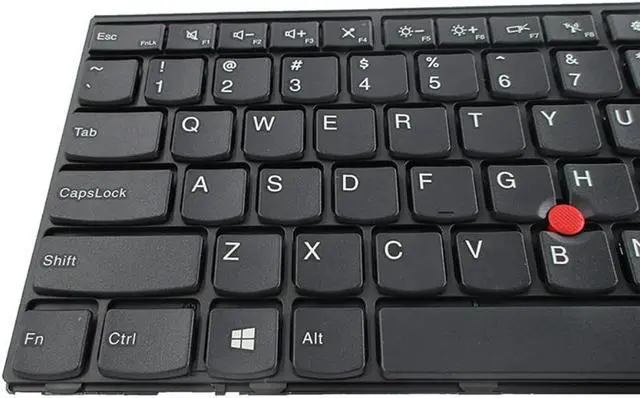 Alt view image 4 of 4 - Keyboard Replacement with Frame for Lenovo ThinkPad E431 L440 L450 L460 L470 T440S T431S T440P T450S T460 E440 Laptop US Black