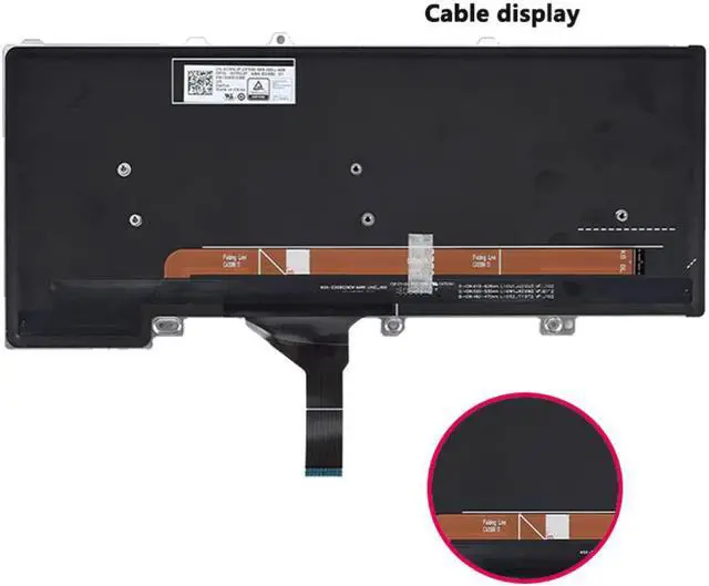Alt view image 3 of 4 - for Dell Notebook Backlit Keyboard Alienware 15R3 15 R4 13 R3 Replacement Dns Shop Clevo Positivo Cheap Keyboard Packard Bell US