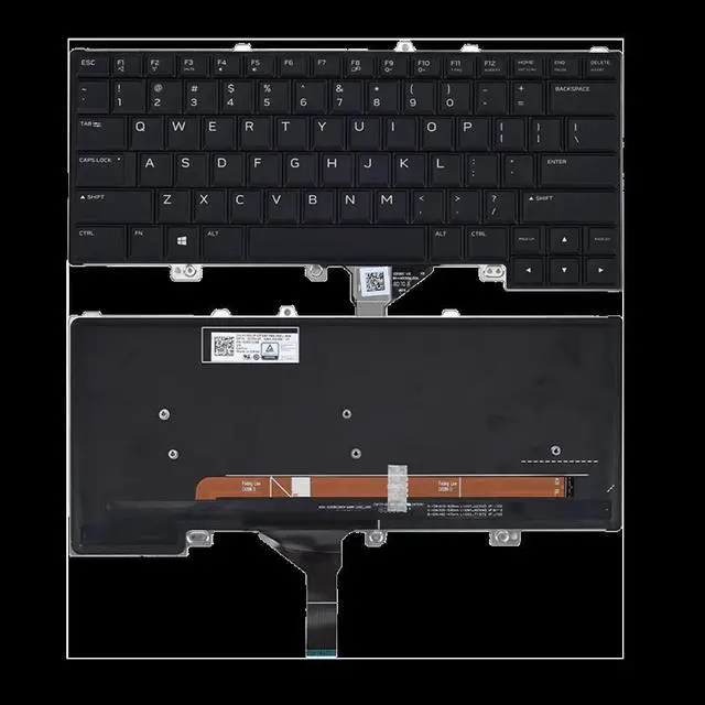Alt view image 4 of 4 - for Dell Notebook Backlit Keyboard Alienware 15R3 15 R4 13 R3 Replacement Dns Shop Clevo Positivo Cheap Keyboard Packard Bell US