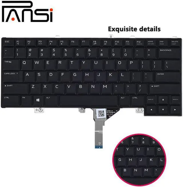 Alt view image 2 of 4 - for Dell Notebook Backlit Keyboard Alienware 15R3 15 R4 13 R3 Replacement Dns Shop Clevo Positivo Cheap Keyboard Packard Bell US