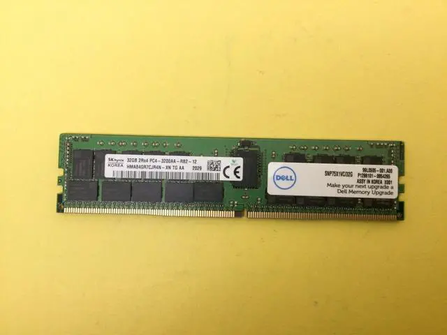 RAM SNP75X1VC/32G 32G 2Rx4 DDR4 3200 ECC REG AA799087 memory