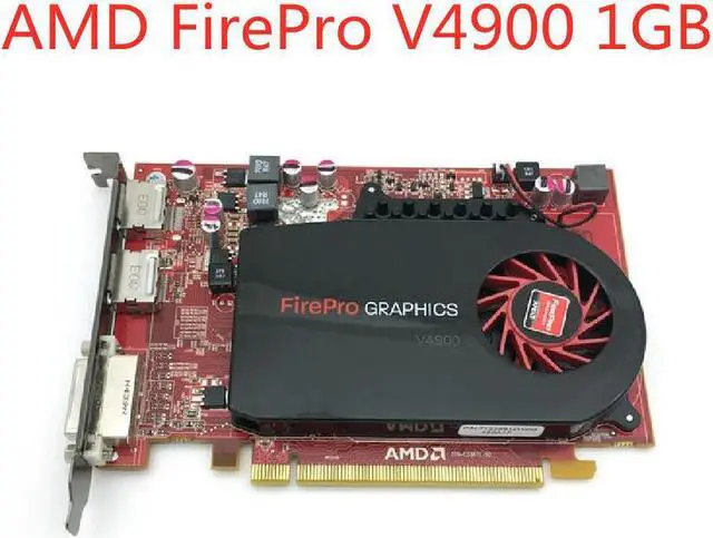 Alt view image 4 of 4 - Graphics Card For AMD FirePro V4900 1GB Professional Graphics Multi-screen Design 3D Modeling Rendering Graphics Card