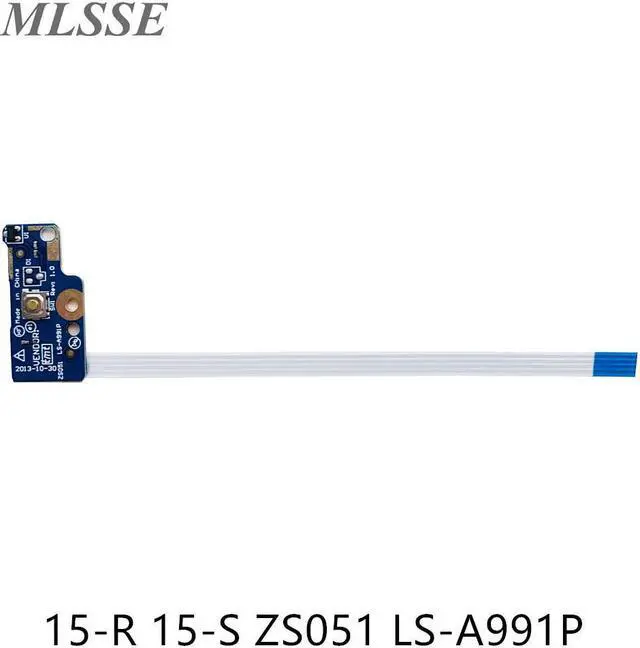 Main image of Power Button Board For Hp Pavilion 15-R 15-S ZS051 LS-A991P 749650-001 Switch Board With Cable
