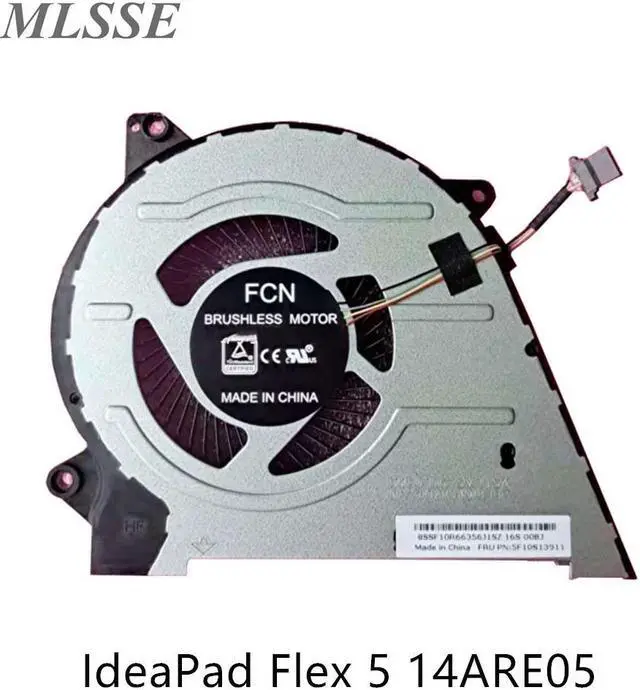 Main image of For Lenovo IdeaPad Flex 5 14ARE05 14IIL05 C550-14 Laptop CPU Cooling Fan Cooler 5F10S13911 NS85C44-19J01 Fast Ship