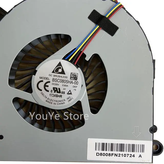 Alt view image 2 of 3 - CPU Cooling Fan For Intel NUC8I7BEH NUC8 I3/I5/I7 Computer Fan BSC0805HA-00 NS65B01 19E01 DC05V 0.60A