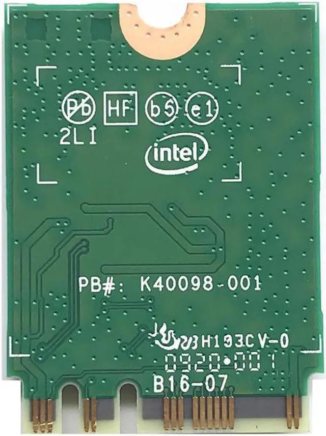 Alt view image 2 of 3 - For Lenovo Yoga C940-15IRH Laptop Int Dual Band 2400Mbps AX200NGW WiFi Card 02HK705 SW10M73307 Fast ship