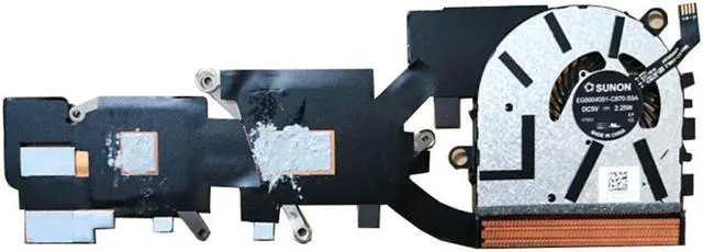 Alt view image 2 of 2 - For Lenovo Ideapad Air 13 Pro 710S Plus-13IKB 80VU Laptop CPU cooling Radiator Heatsink&Fan AT1QK001SS0