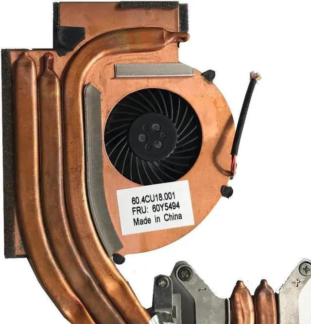 Alt view image 2 of 3 - For Lenovo ThinkPad W510 Heatsink Laptop CPU Cooler Cooling Fan 60Y5493 60Y5494 Fast ship