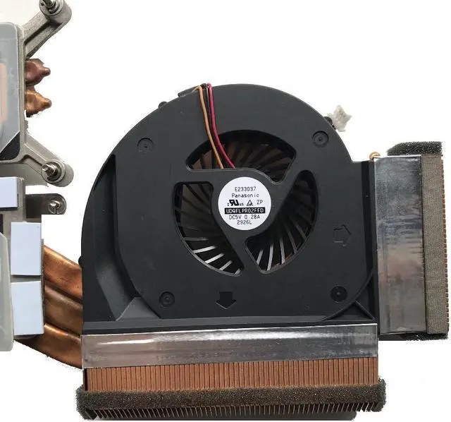Alt view image 3 of 3 - For Lenovo ThinkPad W510 Heatsink Laptop CPU Cooler Cooling Fan 60Y5493 60Y5494 Fast ship