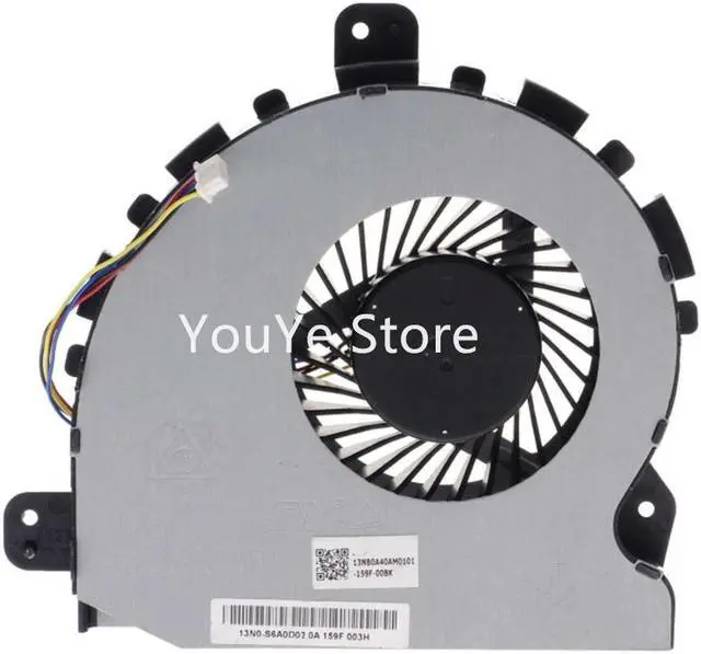 Alt view image 2 of 3 - For Asus ROG GL752V GL752VW Laptop Cooling Fan 13NB0A40AM0101 / 13N0-S6A0D02 NS85B04-15F16 CPU Cooler Fan