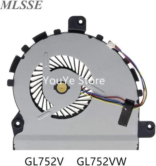Main image of For Asus ROG GL752V GL752VW Laptop Cooling Fan 13NB0A40AM0101 / 13N0-S6A0D02 NS85B04-15F16 CPU Cooler Fan