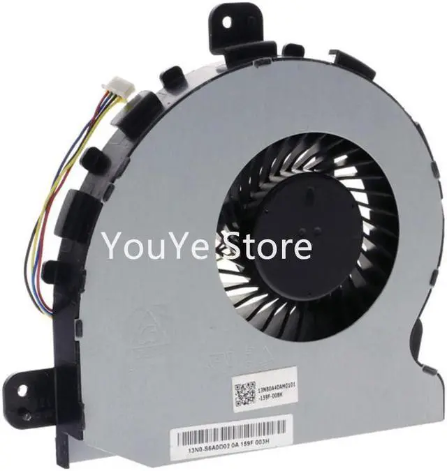 Alt view image 3 of 3 - For Asus ROG GL752V GL752VW Laptop Cooling Fan 13NB0A40AM0101 / 13N0-S6A0D02 NS85B04-15F16 CPU Cooler Fan