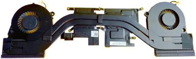 Alt view image 2 of 3 - For Dell G7 15 7577 7588 G5 5587 CPU GPU COOLING HEATSINK FAN COOLER RADIATOR AT21K001FR0 Fan 04MR2Y 4MR2Y