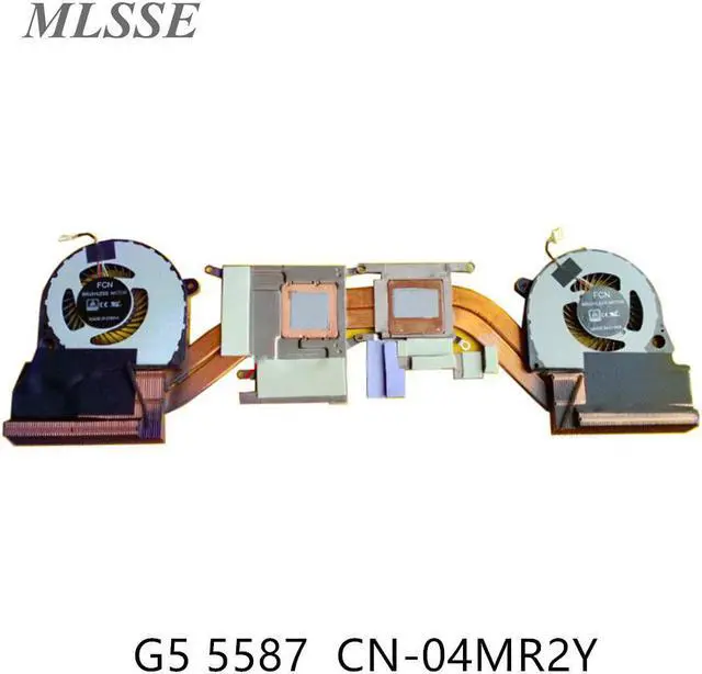 Main image of For Dell G7 15 7577 7588 G5 5587 CPU GPU COOLING HEATSINK FAN COOLER RADIATOR AT21K001FR0 Fan 04MR2Y 4MR2Y